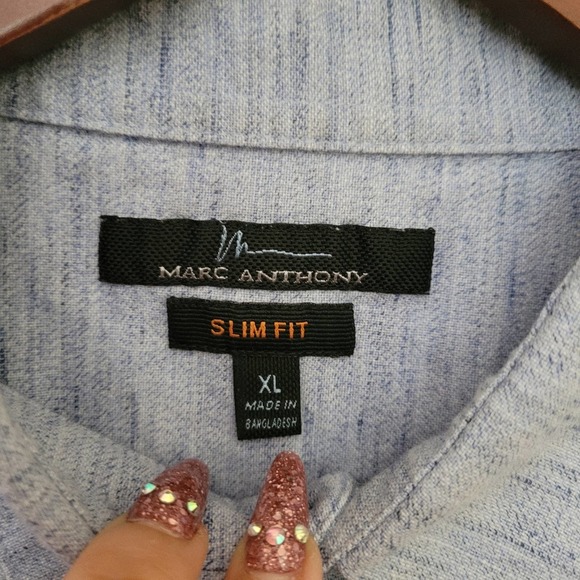 Marc Anthony 100% Cotton Button Up - Picture 3 of 10
